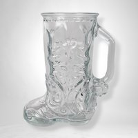 Libbey of Canada Cowboy Boot Glass Mug: Saddle Up for Sips with Style