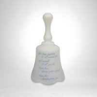 Vintage Fenton Hand Painted Musical Bell, Signed by J. Cutshaw – Collectible Melodic Artistry