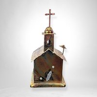 Vintage Berkeley Designs Metal Church Music Box – Melodic Nostalgia