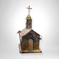 Vintage Berkeley Designs Metal Church Music Box – Melodic Nostalgia