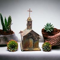 Vintage Berkeley Designs Metal Church Music Box – Melodic Nostalgia