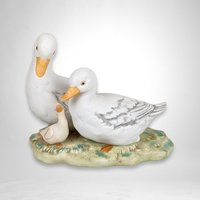 Homco Duck Family Figurine 1425 – Quaint Home Decor Delight
