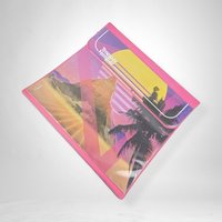 Vintage Mead Trapper Keeper with Tropical Scene: A Nostalgic Blast from the Past