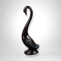 Home Decor Charm: Vintage Enesco Swan, A Touch of Porcelain Perfection