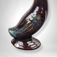 Home Decor Charm: Vintage Enesco Swan, A Touch of Porcelain Perfection