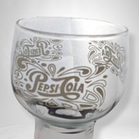Classic Set of 4 Vintage Pepsi Cola Glasses for Nostalgic Refreshment