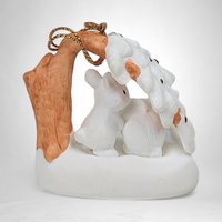 1988 Hallmark 'Christmas is Sharing' Ceramic Ornament