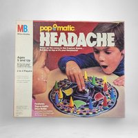1986 Pop-O-Matic Headache Game: Retro Fun for the Whole Family