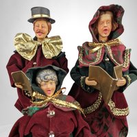 RESERVED*** Do not buy  - Charming Set of 3 Vintage Christmas Carolers: Timeless Holiday Decor