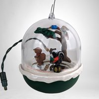Vintage 1990 Hallmark Forest Frolics Light and Motion Ornament - Holiday Nostalgia Delight