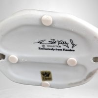 Vintage Emmett Kelly Jr. Accountant IRS Figurine: Tax Season Whimsy (8" Ceramic)