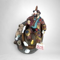 1997 Emmett Kelly Saturday Night Weary Willie Clown Figurine: Collectible Circus Art