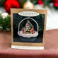 1993 Hallmark Forest Frolics Light and Motion Ornament - Enchanted Woodland Delight