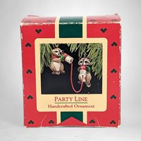 1988 Hallmark Campbell's Party Line Handcrafted Ornament - Retro Holiday Charm