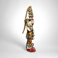 1985 Ron Lee Gold Plated Metal Clown Juggling Balls Figurine - Collector's Piece (Missing Base)