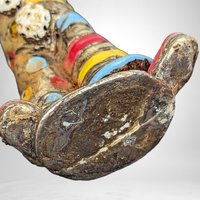 1985 Ron Lee Gold Plated Metal Clown Juggling Balls Figurine - Collector's Piece (Missing Base)