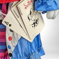 Vintage Heritage Mint 16" Creepy Clown Doll with Stand: Unique Collector's Item