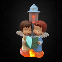 2002 Hallmark Keepsake Mary's Angels Heavenly Carols Light Up Ornament