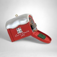 1991 Hallmark Keepsake Chris Mouse Mail Lighting Ornament - Vintage Holiday Collectible