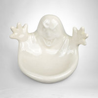 Vintage Ceramic Ghost Trinket Dish/Tray