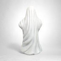 Vintage PR Ceramic Halloween Ghost Figurine: Spooky Elegance for Your Decor