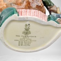 1956 Royal Doulton 'The Lumberjack' Small Toby Mug: Vintage Collectible Treasure