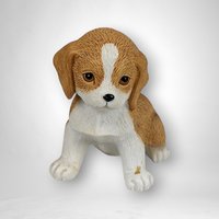 Pair of Homco Puppies 8828 - Adorable Ceramic Canine Figurines