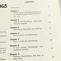 1975 Boomerangs: Making and Throwing Them by Herb Smith