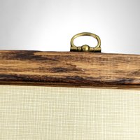 Charming Set of 6 Vintage Silhouette Fabric Wall Hangings