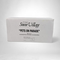 Vintage 1994 Dept. 56 Pets on Parade Ceramic Figurine Set - Charming Collectible Decor