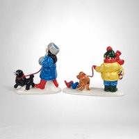 Vintage 1994 Dept. 56 Pets on Parade Ceramic Figurine Set - Charming Collectible Decor