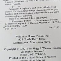 1982 20th Year A Cup of Christmas Tea Autographed Book - Holiday Classic with Author's Signature