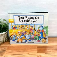 Vintage 1996 Ten Bears Go Marching Pop Up Book