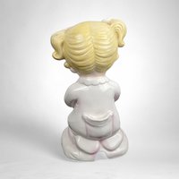 Vintage 1985 Lefton Porcelain Girl Praying Night Light 04860