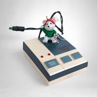 Vintage 1992 Santa's Answering Machine Ornament - A Nostalgic Holiday Keepsake!