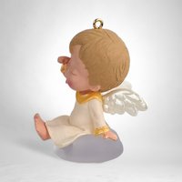 1992 Hallmark Mary's Angels Lily Ornament - Vintage Christmas Collectible