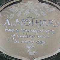 Vintage Charm: 1984 Hallmark Keepsake Mother Acrylic Ornament, Timeless Memories