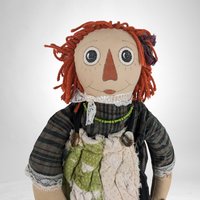Vintage 23" Extra Raggedy Country Folk Art Raggedy Ann Doll