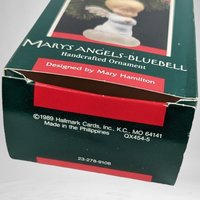 Vintage 1989 Hallmark Mary's Angels Bluebell Ornament - Timeless Collectible Holiday Decor