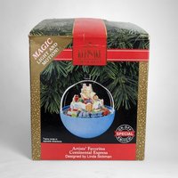 1992 Hallmark Artist's Favorites Continental Express Light and Motion Ornament
