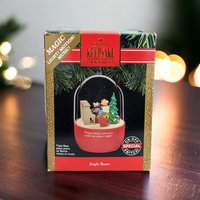 1991 Hallmark Jingle Bears Light, Motion, and Sound Ornament - A Holiday Symphony
