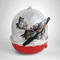 1992 Hallmark Forest Frolics Light and Motion Ornament - Enchanted Woodland Delight