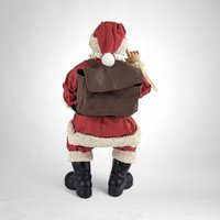 Collectible 2001 Clothique Possible Dreams 10" Santa Holding Snowglobe Figure – Snowglobe Glass Missing