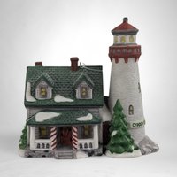 Vintage Dept. 56 Craggy Cove Lighthouse Ornament – Coastal Christmas Nostalgia