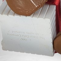 1992 Hallmark Coca-Cola Santa Playful Pal Ornament - Vintage Christmas Collectible