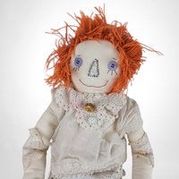 Handmade 17" Lacy Raggedy Ann Doll