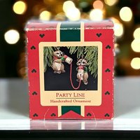 1988 Hallmark Campbell's Party Line Handcrafted Ornament - Retro Holiday Charm