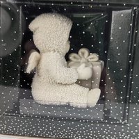 1993 Dept. 56 Snowbabies 'Can I Open It Now' Figurine: Charming Christmas Collectible