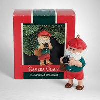 1989 Hallmark Camera Claus Ornament