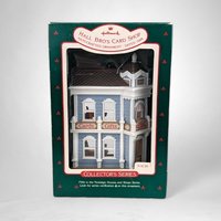 Vintage 1988 Hallmark Hall Bro's Card Shop Ornament - Timeless Holiday Memories